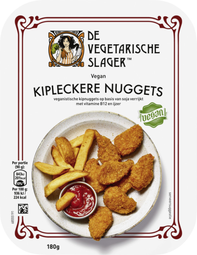De Vegetarische Slager - Kipleckere Nuggets Vegan