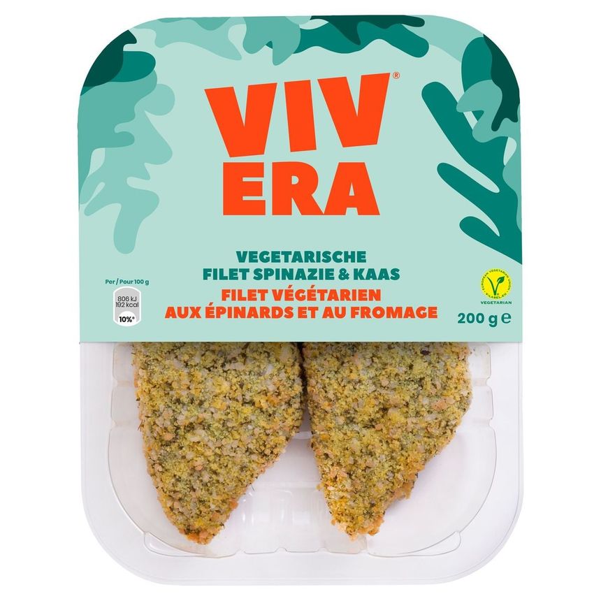 Vivera - Vegetarische Spinazie & Kaas Filet