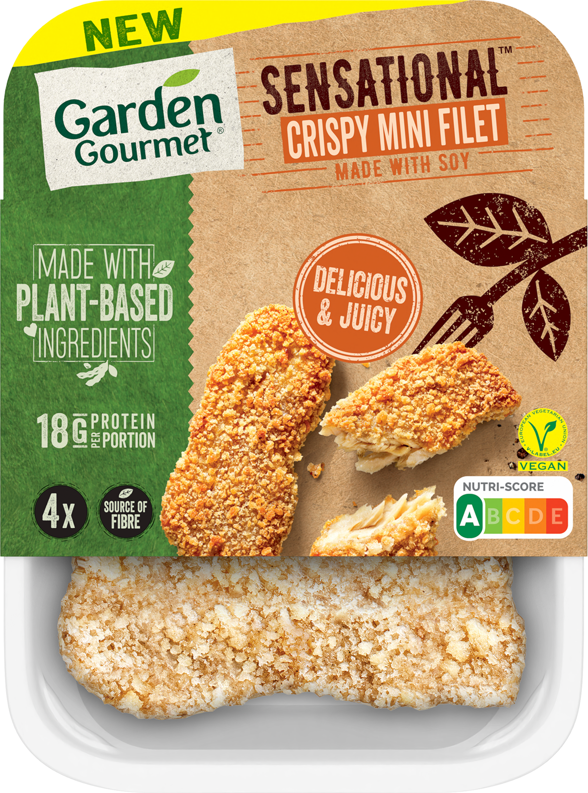 Garden Gourmet - Vegan Sensational Crispy Mini Filet