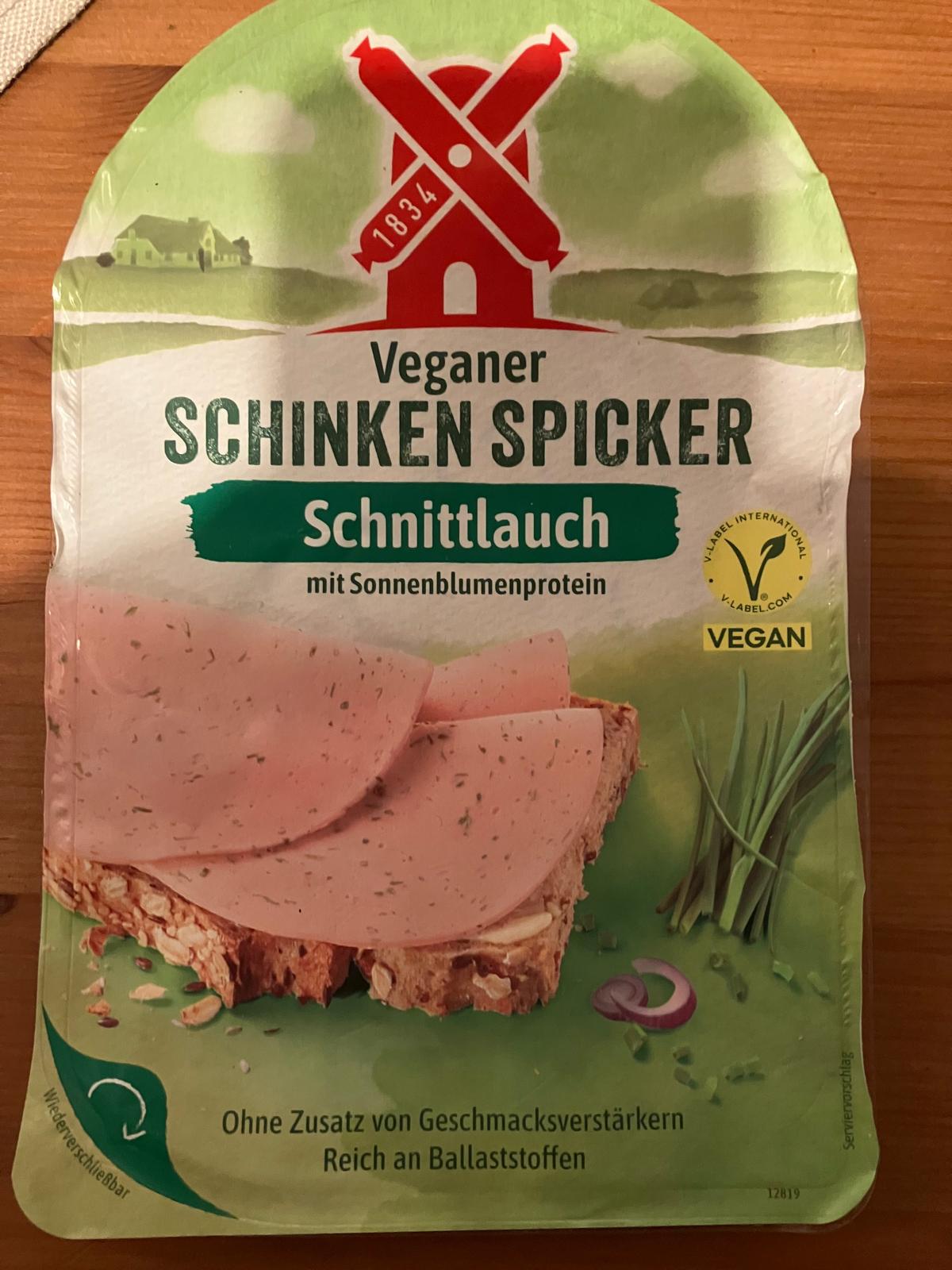 Rügenwalder Mühle - Veganer Schinken Spicker Schnittlauch
